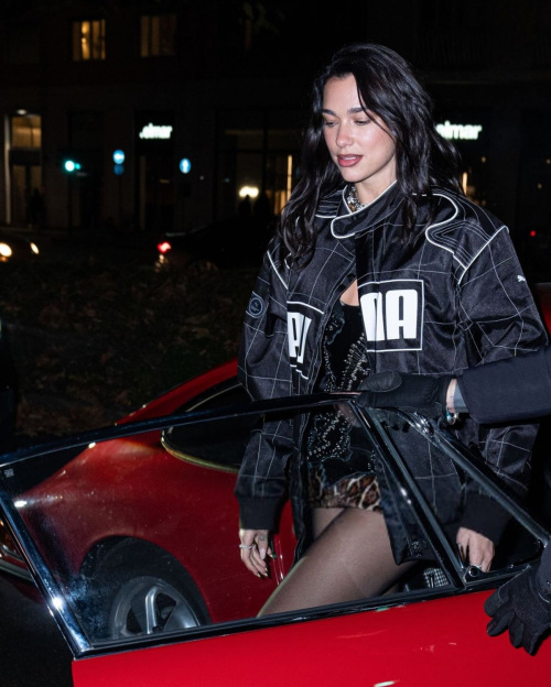 Dua Lipa at Puma Speedcat Launch Celebration, December 2024