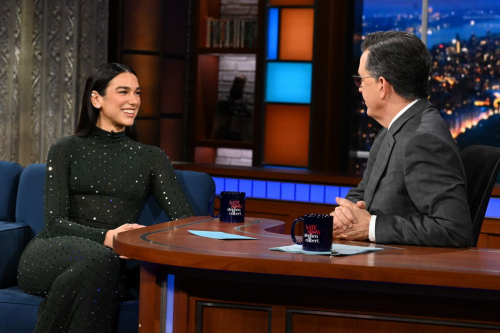 Dua Lipa on Late Show With Stephen Colbert, December 2024 2