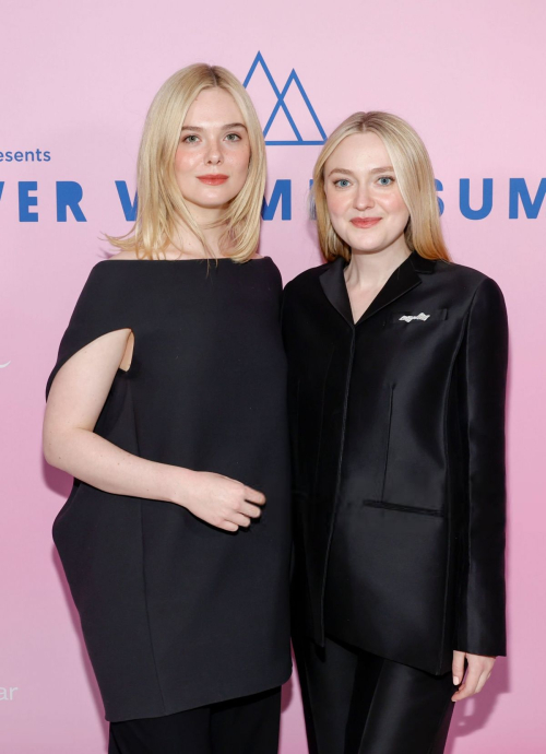 Elle and Dakota Fanning at WrapWomen Power Summit, December 2024 9