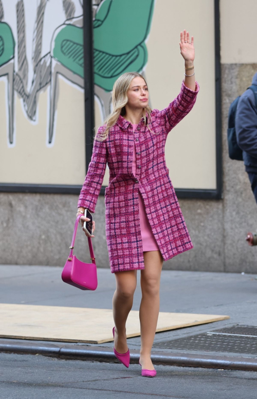 Elle Chapman on Set of The Madison in Manhattan, December 2024 2