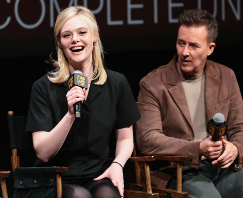 Elle Fanning at A Complete Unknown BAFTA Screening in New York City, December 2024 3