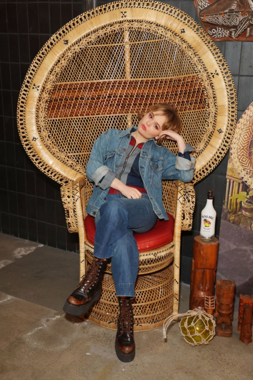 Emily Alyn Lind at Trader Vic