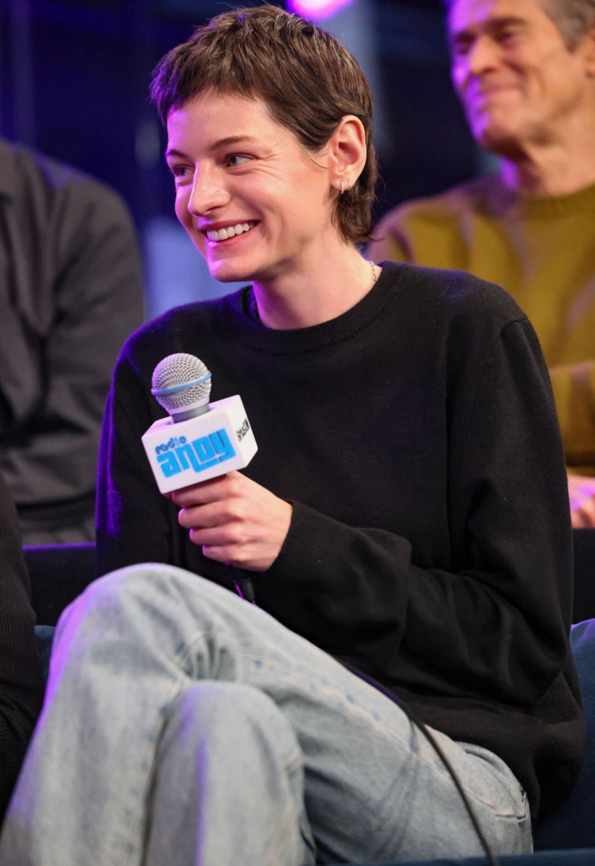 Emma Corrin at Nosferatu Town Hall at SiriusXM Studios, December 2024