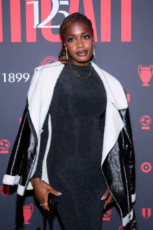 Evelyn Ijeh at 125th Anniversary of AC Milan Party in Milan, December 2024