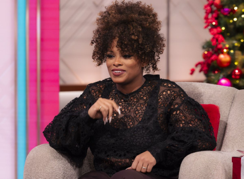 Fleur East at Lorraine TV Show in London, December 2024 4