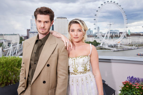 Florence Pugh and Andrew Garfield We Live in Time Photoshoot, December 2024 1