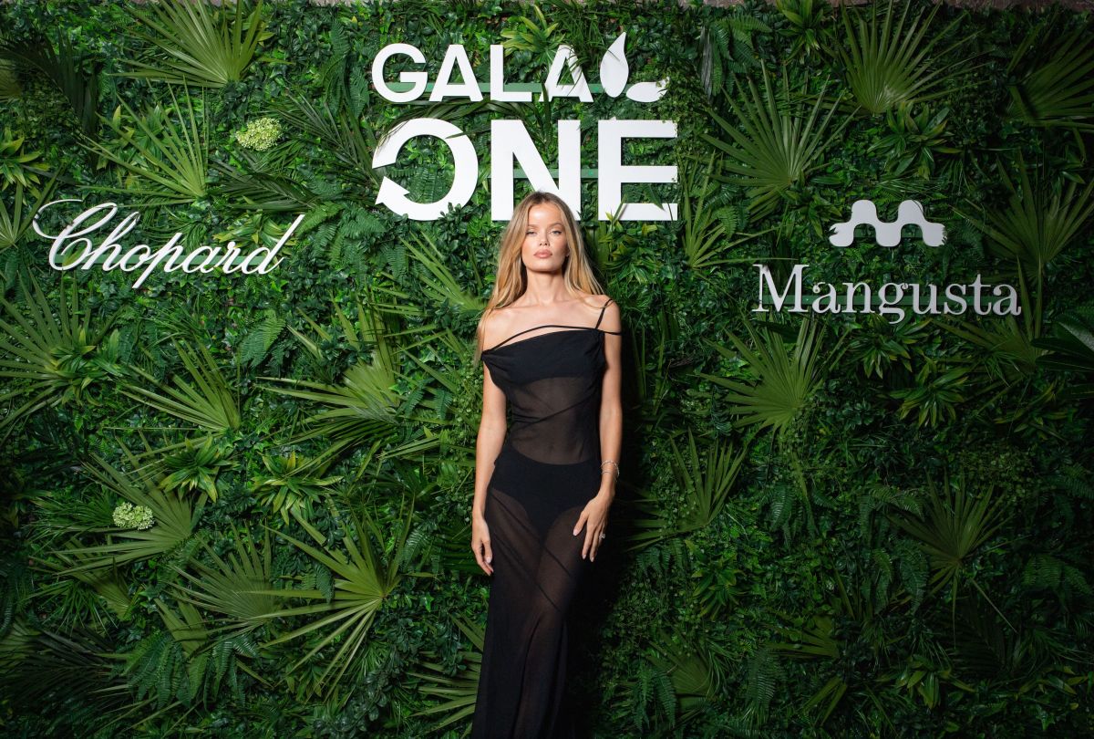 Frida Aasen at Gala One Dinner in Saint Barth, December 2024