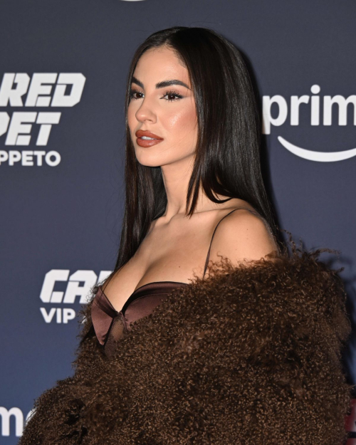 Giulia De Lellis at Vip Al Tappeto Red Carpet, December 2024 5