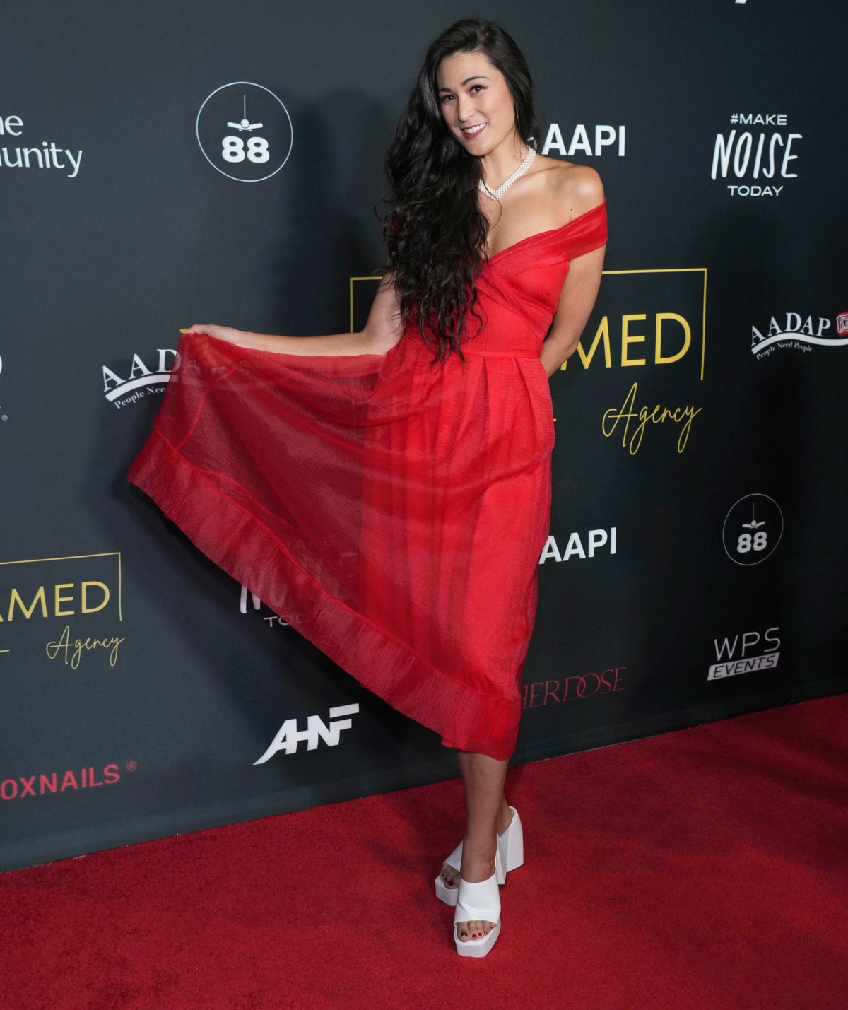 Jacki Jing at Untamed AAPI Holiday Gala, December 2024