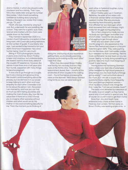 Jessica Brown Findlay in You Magazine, December 2024 3