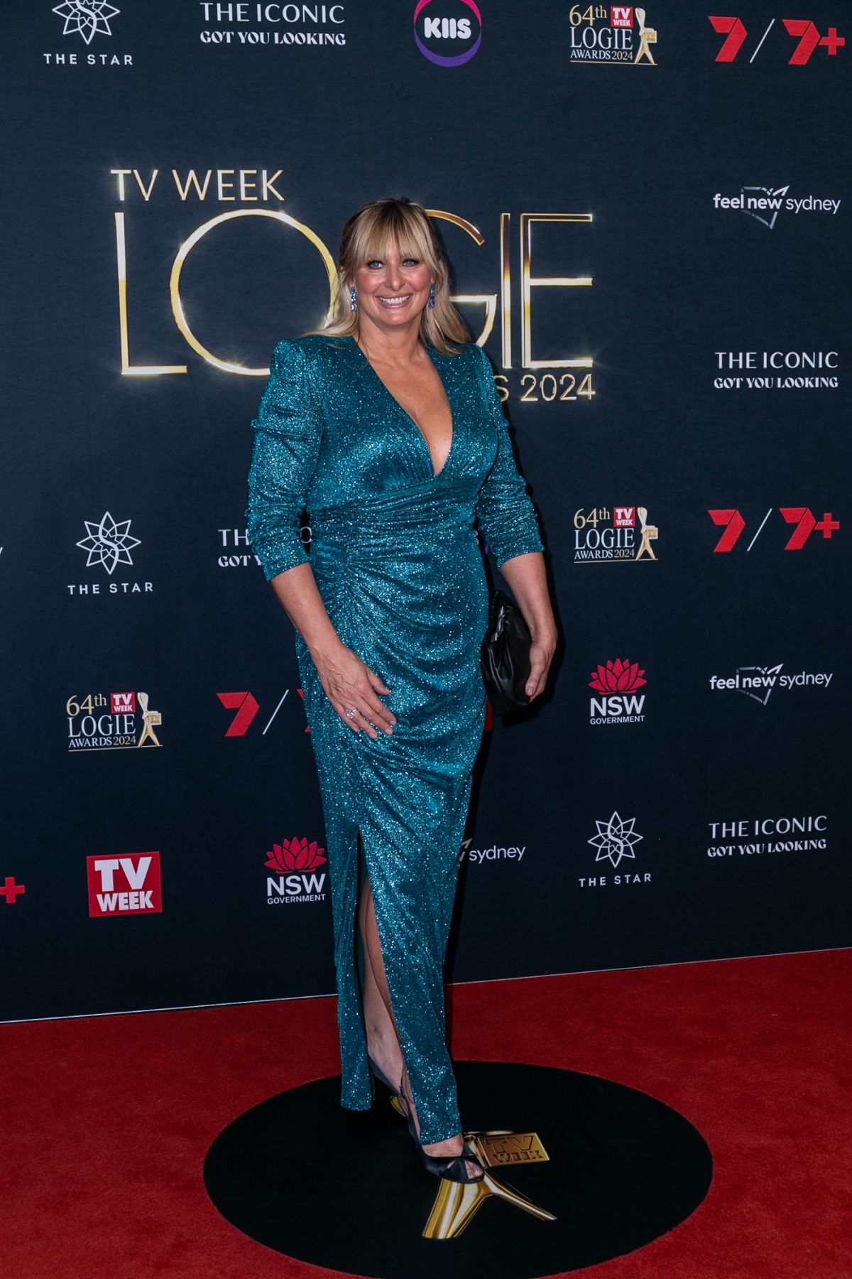 Johanna Leigh Griggs at 64th TV WEEK Logie Awards in Sydney, August 2024