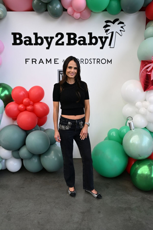 Jordana Brewster at Baby2Baby Holiday Distribution in LA, December 2024