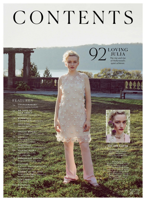 Julia Garner in Marie Claire Australia, January 2025 11