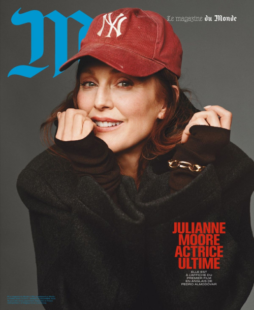 Julianne Moore in Le Monde Magazine, December 2024