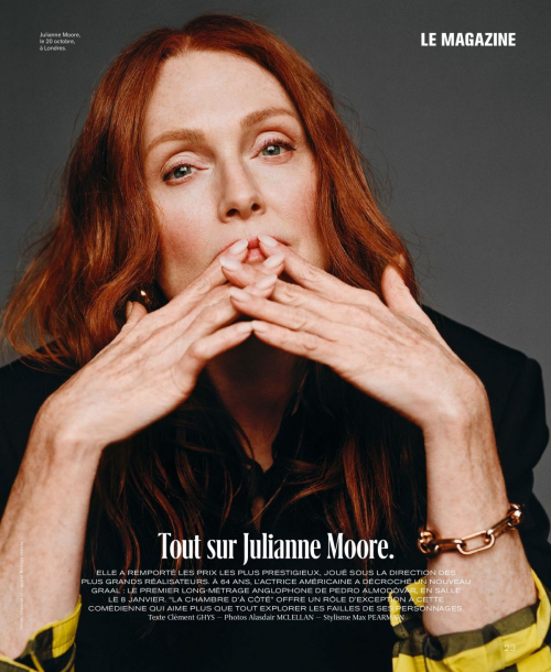 Julianne Moore in Le Monde Magazine, December 2024 5