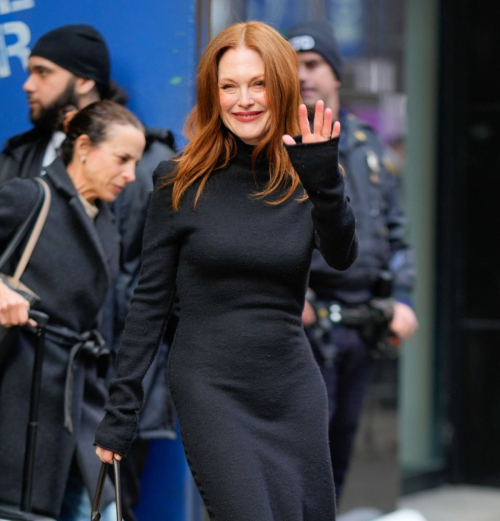 Julianne Moore Leaves Today Show in NYC, December 2024