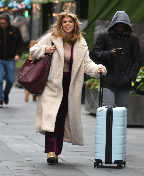 Kate Garraway Shines at Global Radio in London, December 2024