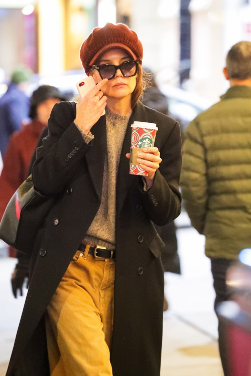 Katie Holmes Out for Coffee in New York, December 2024 3