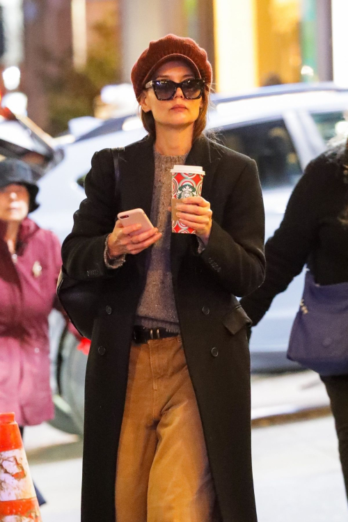 Katie Holmes Out for Coffee in New York, December 2024 5