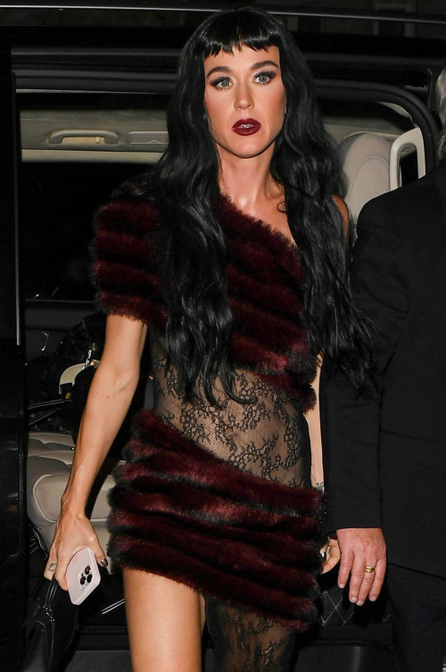 Katy Perry at Private Members Club in Mayfair, December 2024