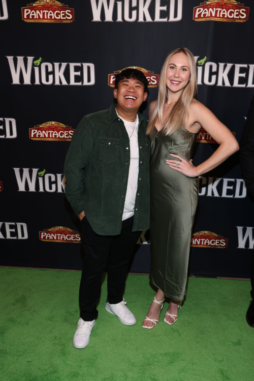 Kayla-Rose Gibson at Wicked Musical Opening Night, December 2024