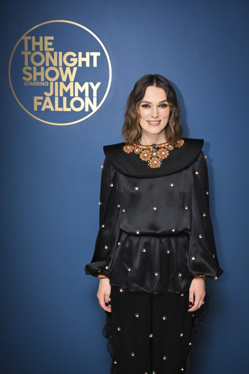 Keira Knightley on Tonight Show Starring Jimmy Fallon, December 2024