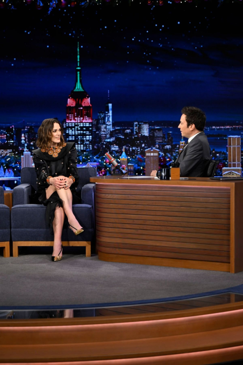 Keira Knightley on Tonight Show Starring Jimmy Fallon, December 2024 2