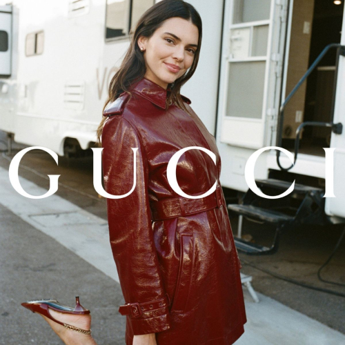 Kendall Jenner for Gucci Gift Holiday Campaign, December 2024