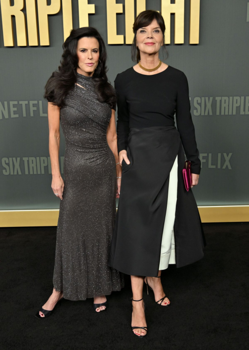 Keri Selig and Carlota Espinosa at The Six Triple Eight Premiere, December 2024