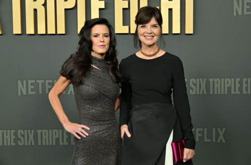 Keri Selig and Carlota Espinosa at The Six Triple Eight Premiere, December 2024 2