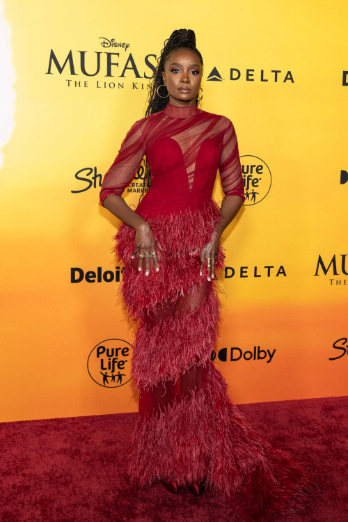 Kiki Layne at Mufasa Premiere in Los Angeles, December 2024 1