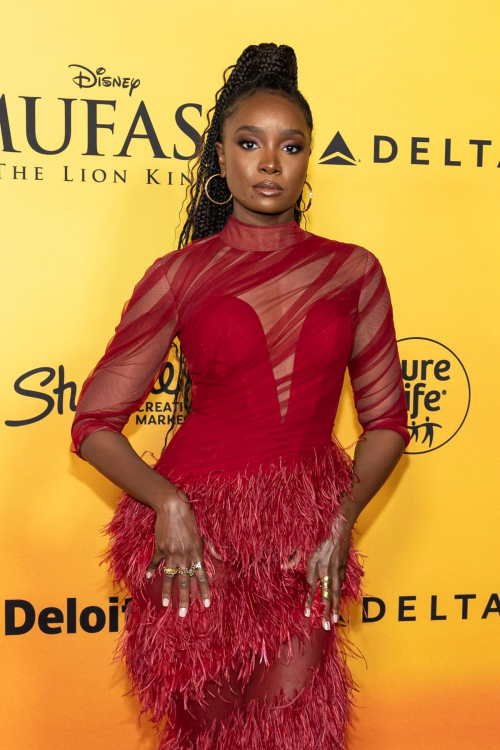 Kiki Layne at Mufasa Premiere in Los Angeles, December 2024 2