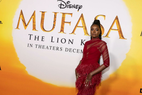 Kiki Layne at Mufasa Premiere in Los Angeles, December 2024 3