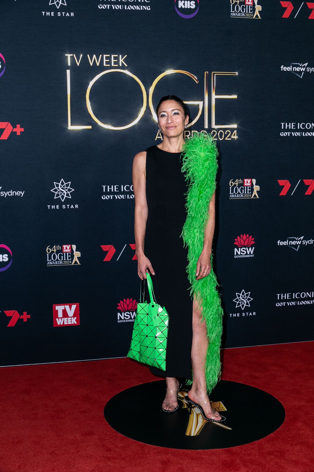 Kumi Taguchi at 64th TV WEEK Logie Awards in Sydney, August 2024