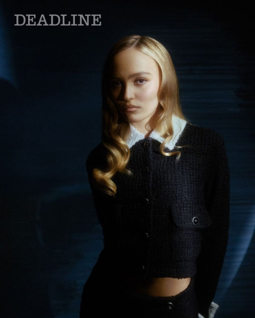 Lily-Rose Depp at Nosferatu Press Portraits, December 2024