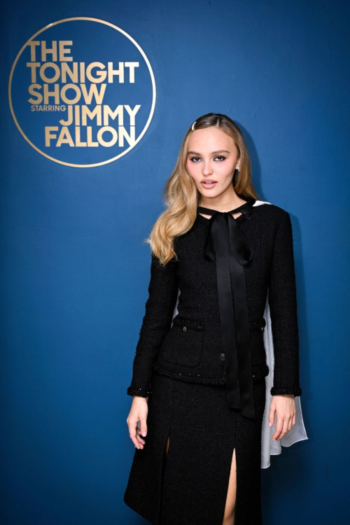 Lily-Rose Depp on Tonight Show Starring Jimmy Fallon, December 2024 1