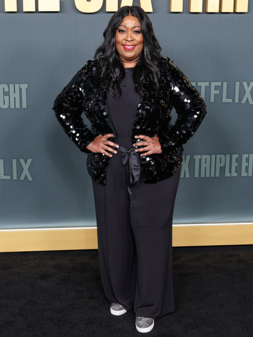 Loni Love at The Six Triple Eight Premiere in Los Angeles, December 2024