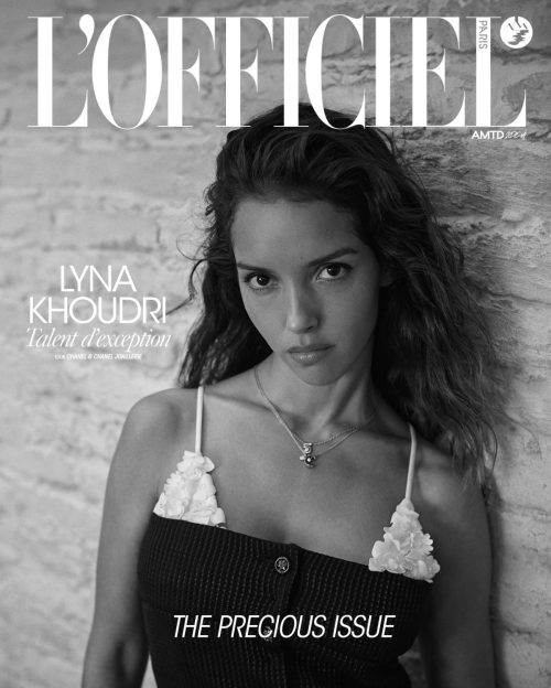 Lyna Khoudri for L'Officiel Paris The Precious Issue, December 2024