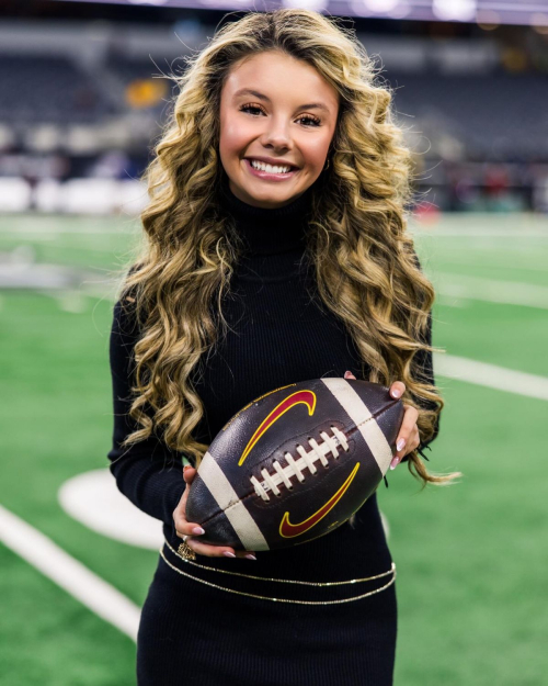 Mallory James Mahoney Photoshoot for Championship Game, December 2024