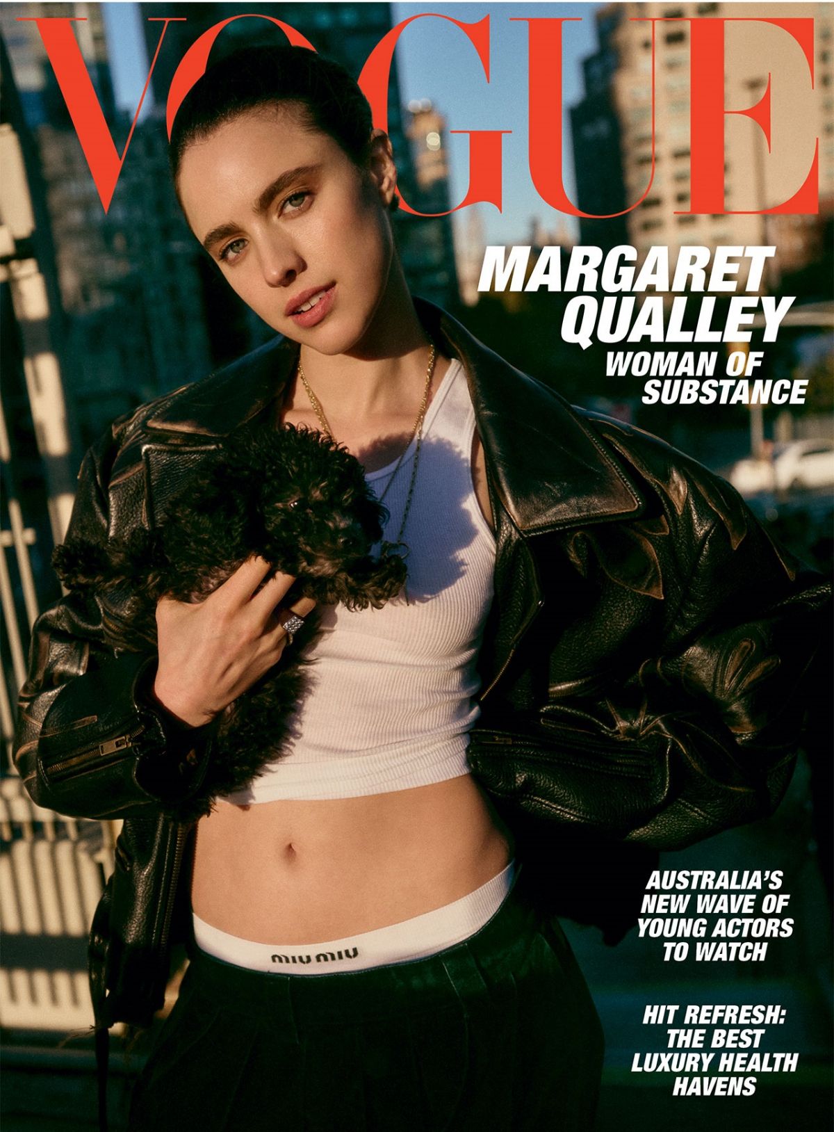 Margaret Qualley for Vogue Australia, January 2025