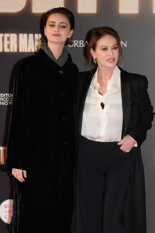 Maria Mainetti and Elena Sofia Ricci at Better Man Premiere, December 2024 6