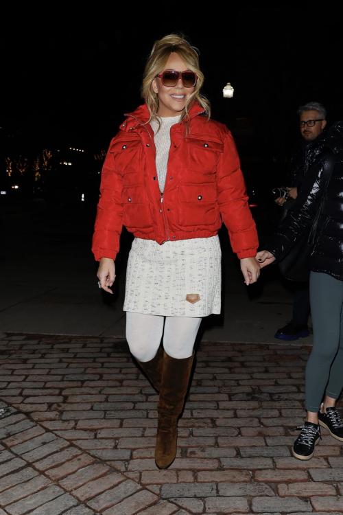 Mariah Carey Out for Dinner in Aspen, December 2024