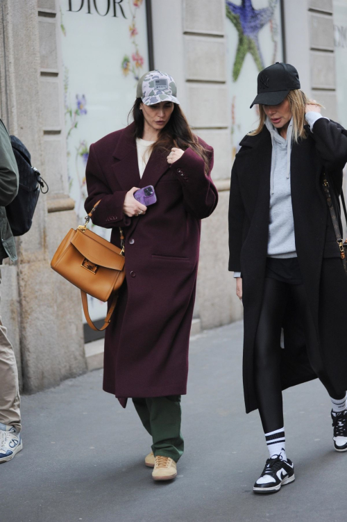 Melissa Satta and Simona Salvemini out in Milan, December 2024 5