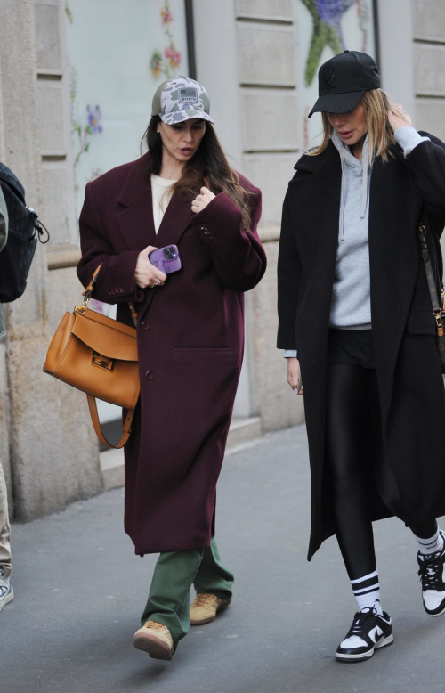 Melissa Satta and Simona Salvemini out in Milan, December 2024 6