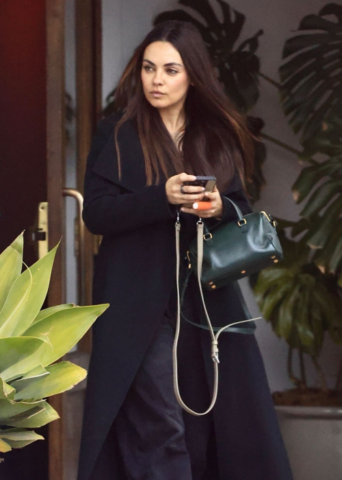 Mila Kunis Leaves a Restaurant in West Hollywood, December 2024 1