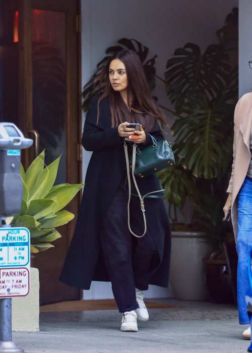 Mila Kunis Leaves a Restaurant in West Hollywood, December 2024 2