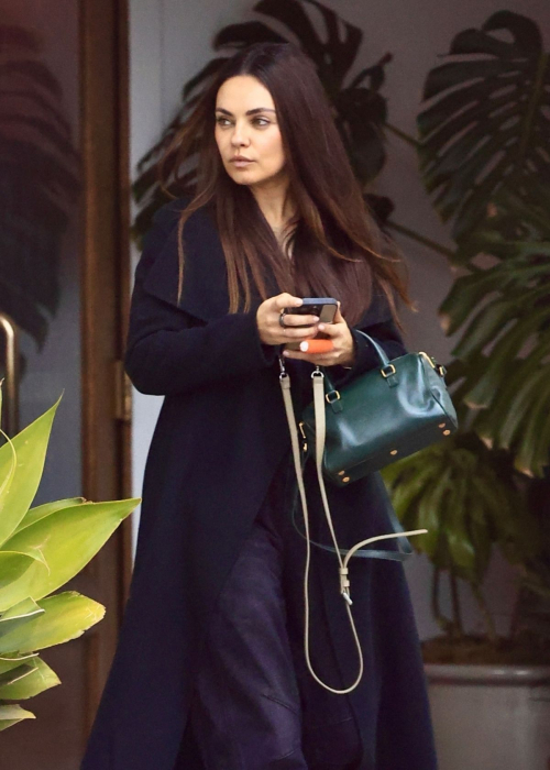 Mila Kunis Leaves a Restaurant in West Hollywood, December 2024 4