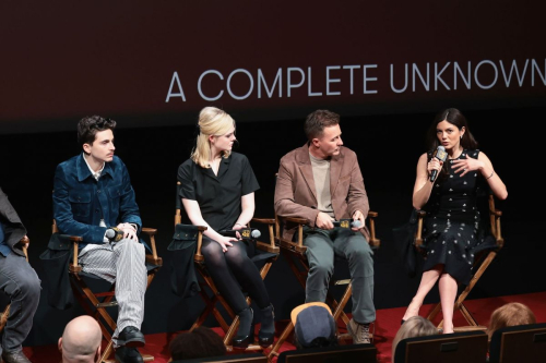 Monica Barbaro at A Complete Unknown BAFTA Screening in New York, December 2024 5