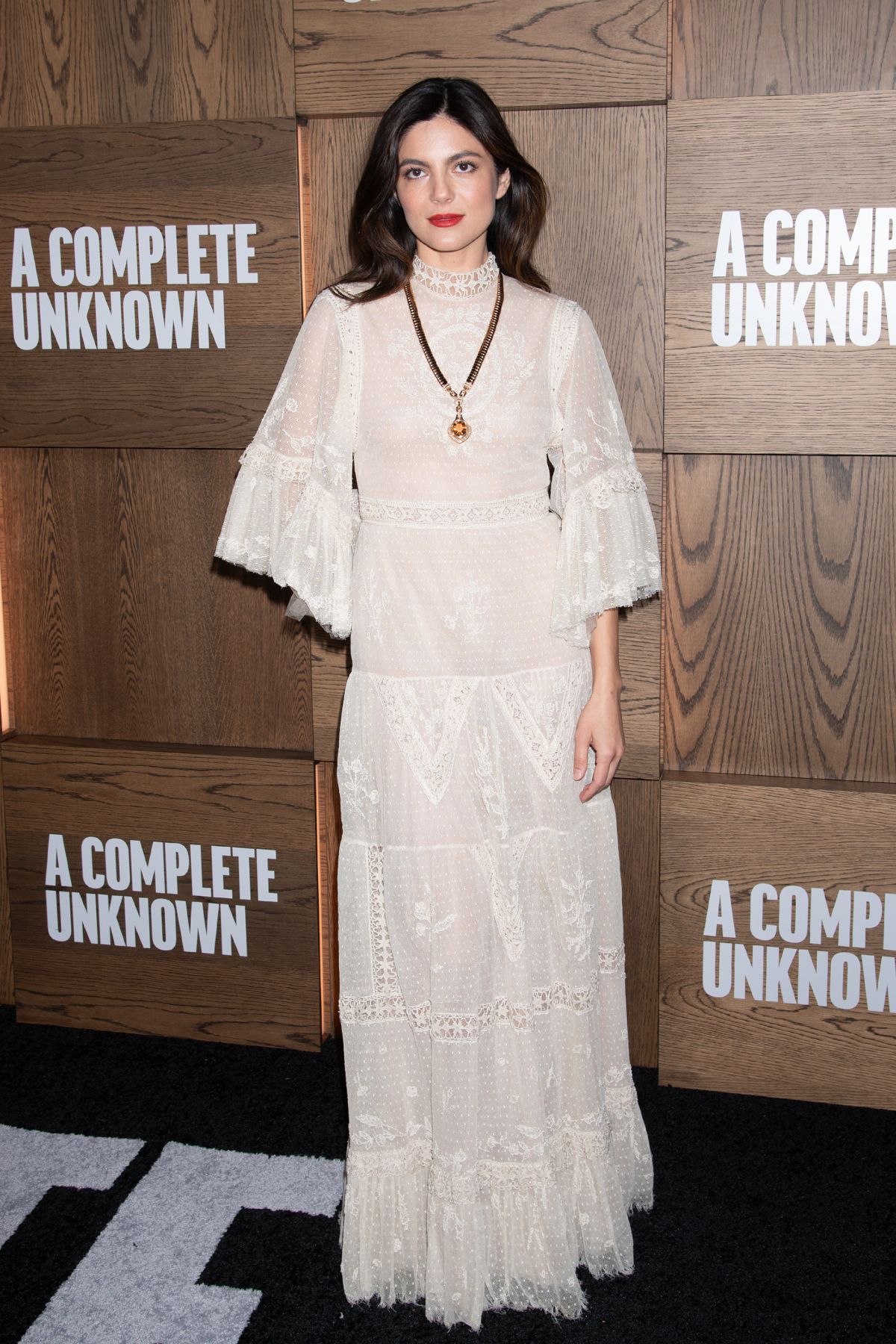 Monica Barbaro at A Complete Unknown Premiere, December 2024