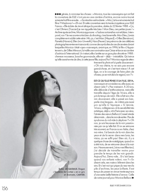 Monica Bellucci in Elle Magazine, December 2024 11